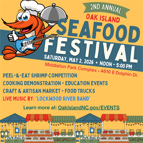 seafood festival flyer