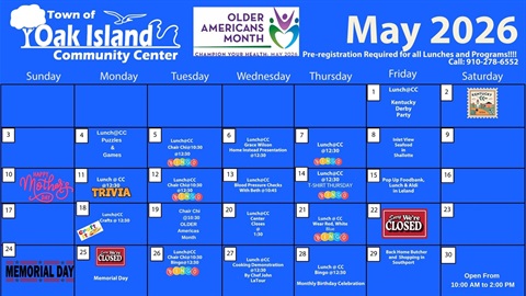 May 2026 Community Events Center