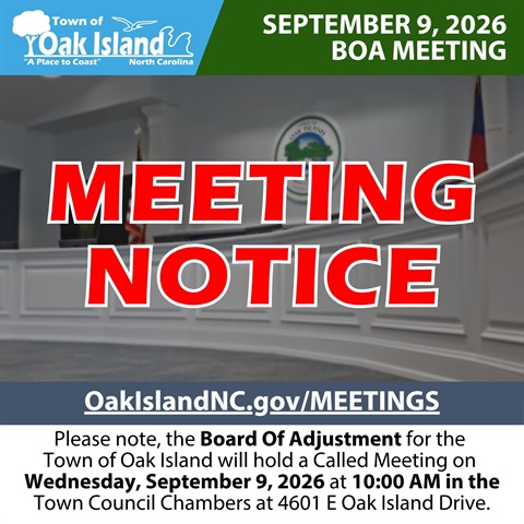 Board of Adjustment Meeting Notice Graphic