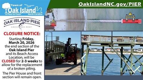 Pier notice of closure