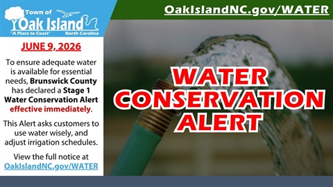 Water Conservation Alert Stage 1 Graphic