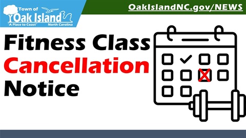 Fitness Class Cancellation Notice Graphic