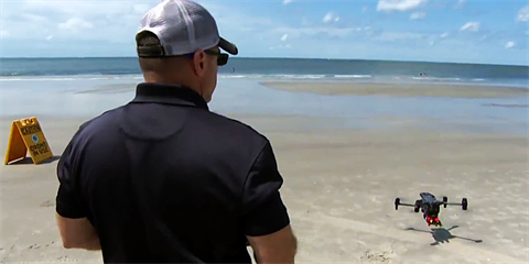 picture of a drone being tested