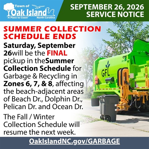 Garbage & Recycling Collection Schedule Notice Graphic