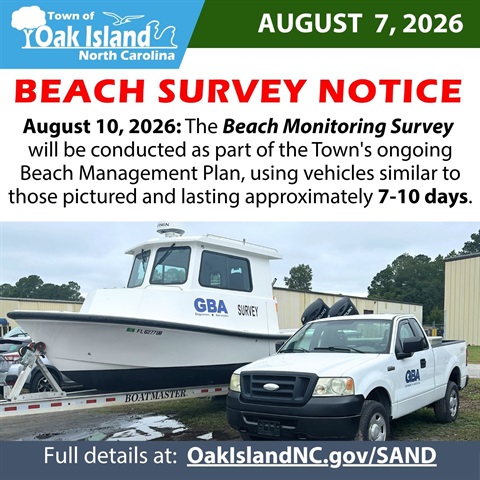 Beach Survey Notice Graphic