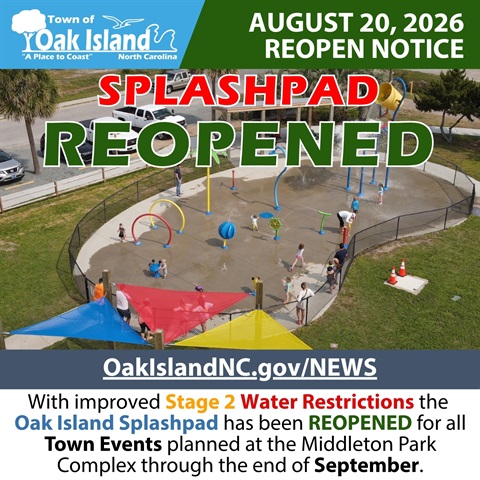 Splashpad schedule change notice