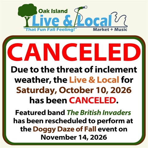 Live & Local event cancellation Notice